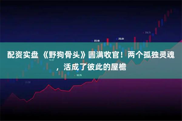 配资实盘 《野狗骨头》圆满收官！两个孤独灵魂，活成了彼此的屋檐